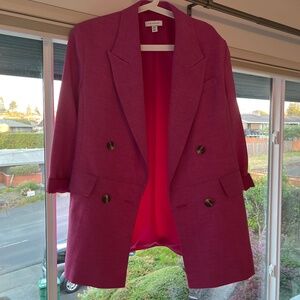Pink blazer